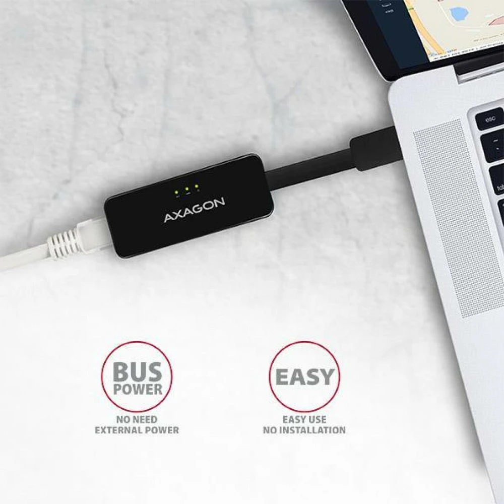 AXAGON ADE-XR Type-A USB2.0 – Fast Ethernet 10/100 adapteriai