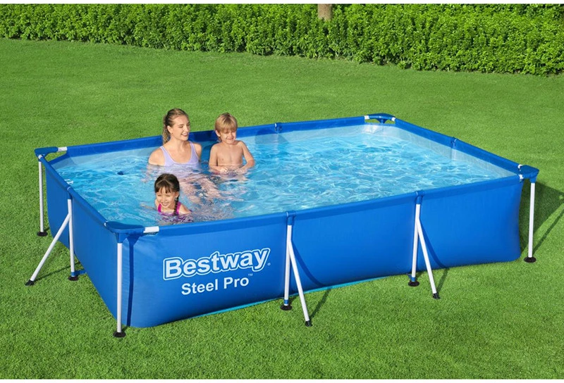 Bestway Steel Pro 56404 antžeminis baseinas Karkasinis baseinas Stačiakampis 3300 L Mėlyna