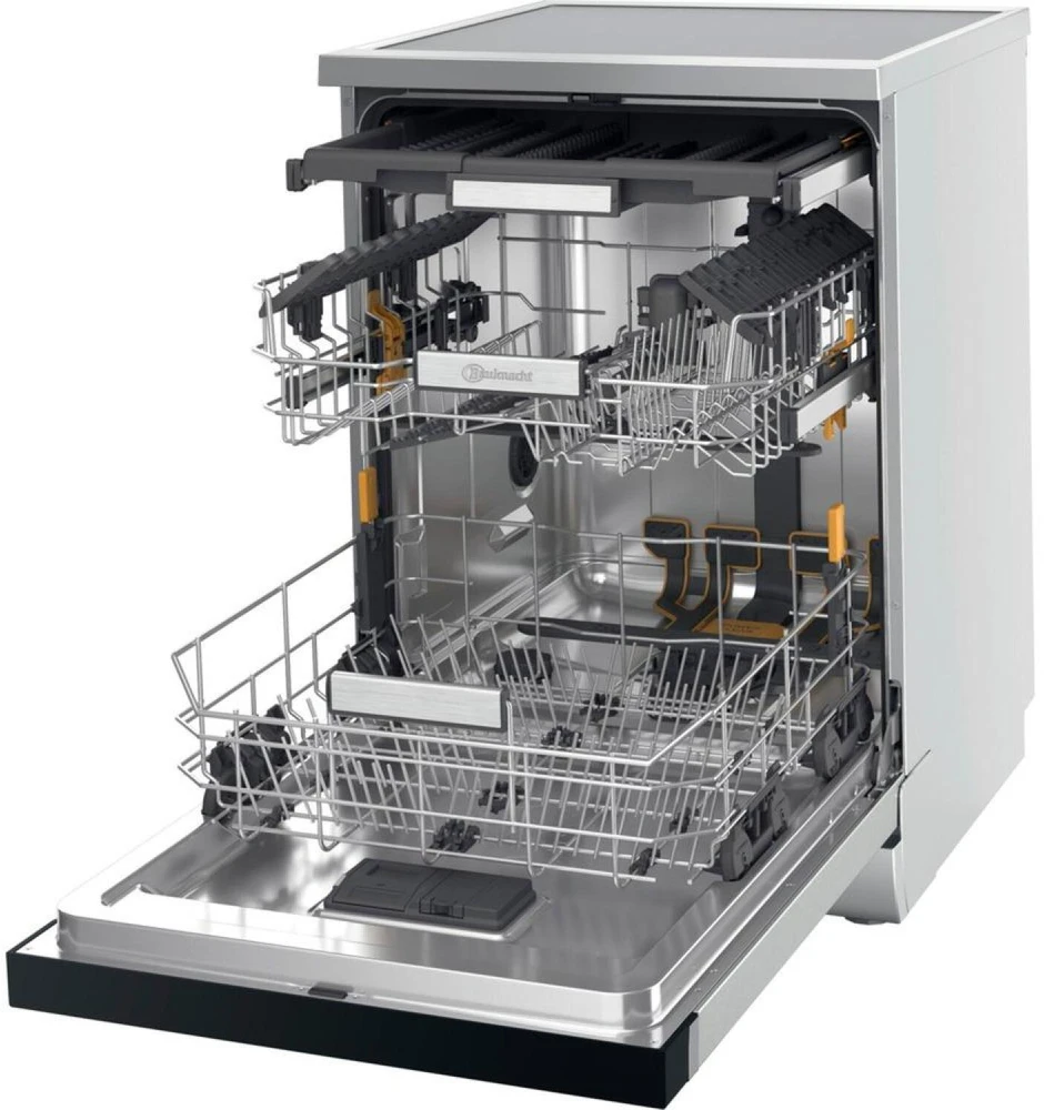 Bauknecht Indaplovė B7F HS51 X, 15 rinkinių, 41 dB, B, 8 programos, nerūdijantis plienas, PowerClean Pro, ProComfort