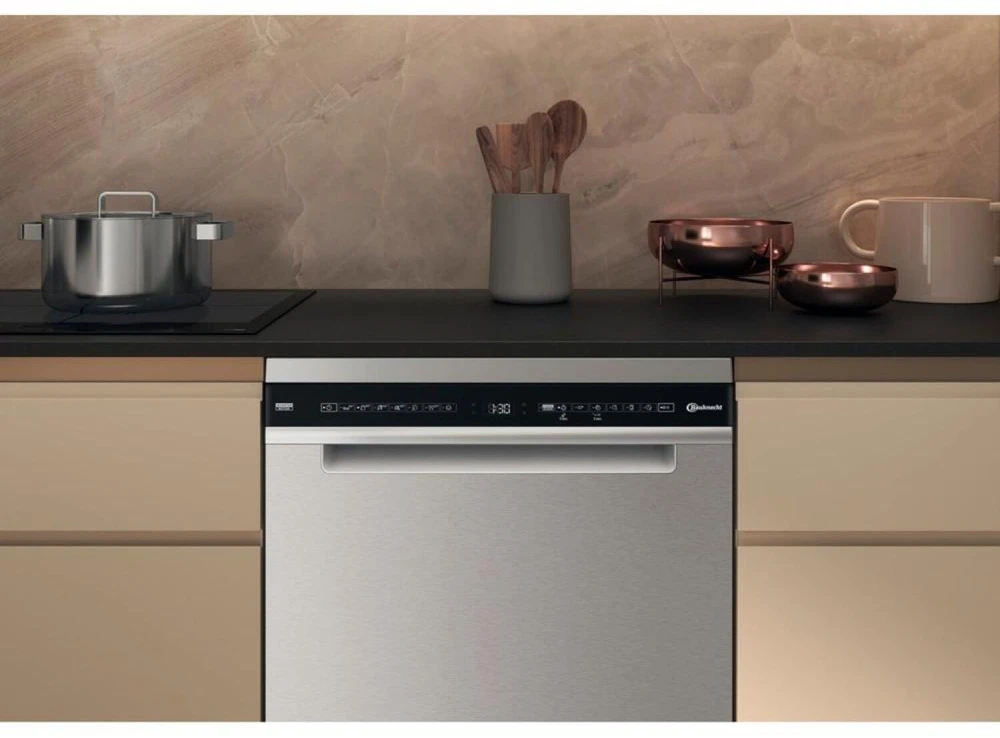 Bauknecht Indaplovė B7F HS51 X, 15 rinkinių, 41 dB, B, 8 programos, nerūdijantis plienas, PowerClean Pro, ProComfort