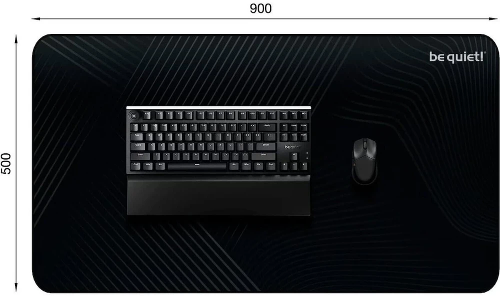Kilimėlis be quiet! BZ010 XL juoda