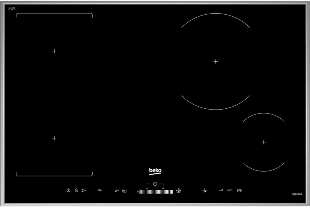 Kaitlentė BEKO HII 84500 FHTX - Juodas - Built-in - Zone induction hob - 1500 W - 14.5 cm - 1800 W