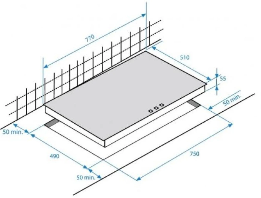 Kaitlentė BEKO HII 84500 FHTX - Juodas - Built-in - Zone induction hob - 1500 W - 14.5 cm - 1800 W