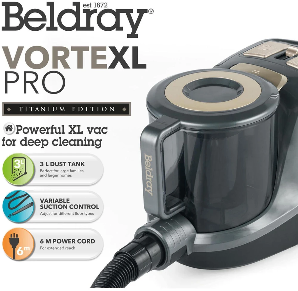 Cikloninis dulkių siurblys Beldray VorteXL Pro, 700 W