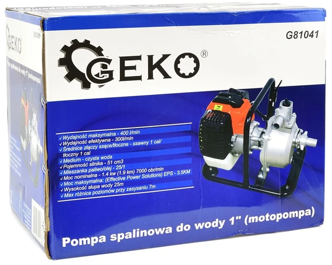 Geko Degimo vandens siurblys, motorinis siurblys