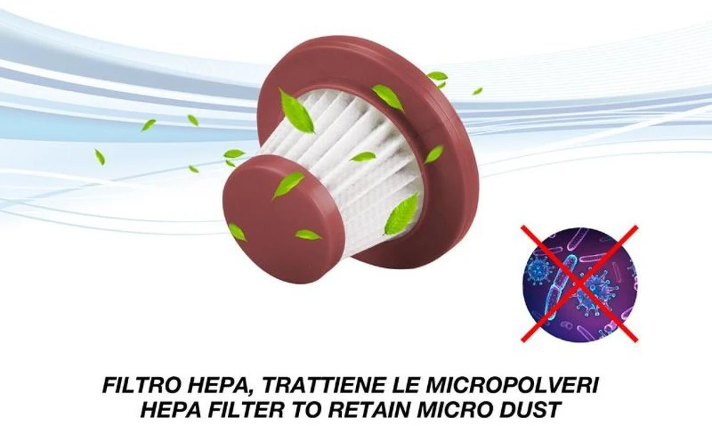 Kompaktiškas rankinis dulkių siurblys Beper P202ASP401, 400 ml