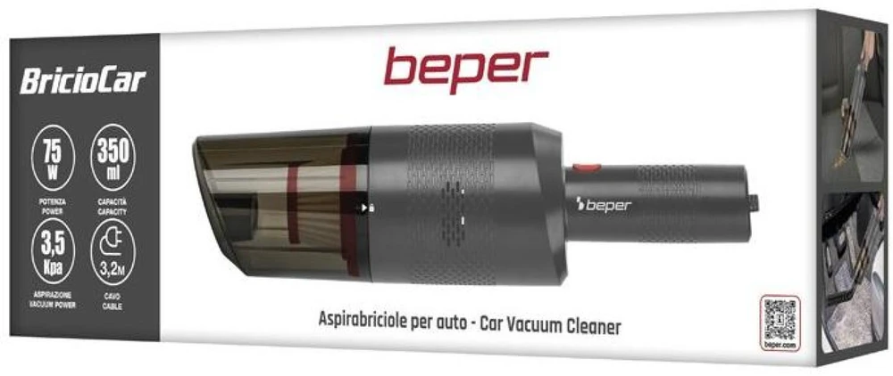 Automobilinis dulkių siurblys Beper P202ASP402, 0,35 l