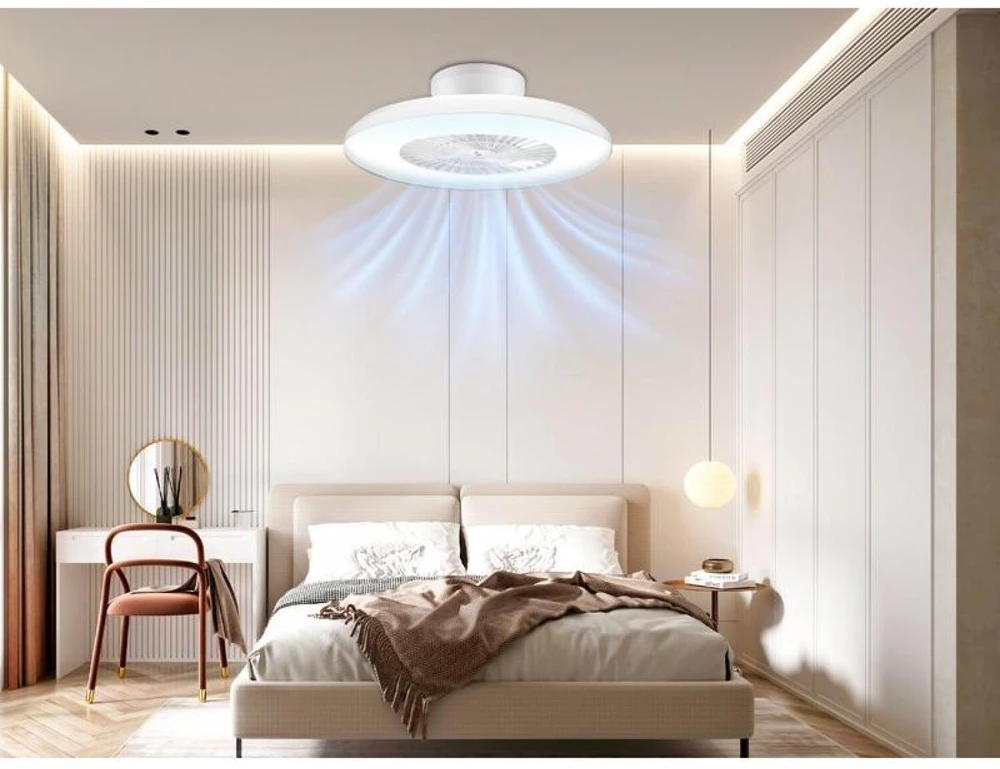 Lubų ventiliatorius su pritemdomu LED apšvietimu Beper P206VEN650, 40 W, 60 cm
