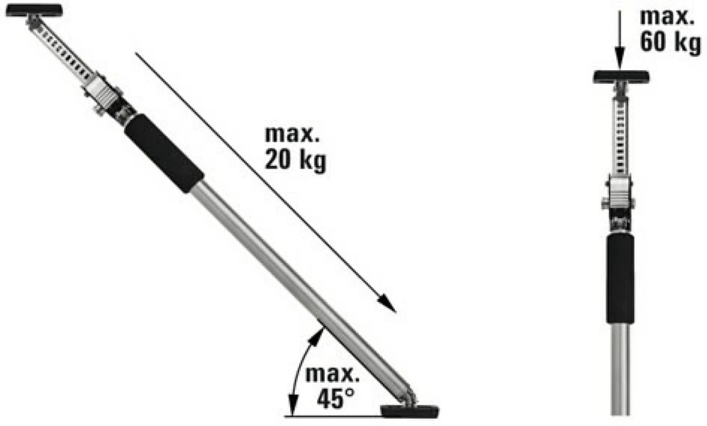 Teleskopinė montavimo atrama BESSEY ST250