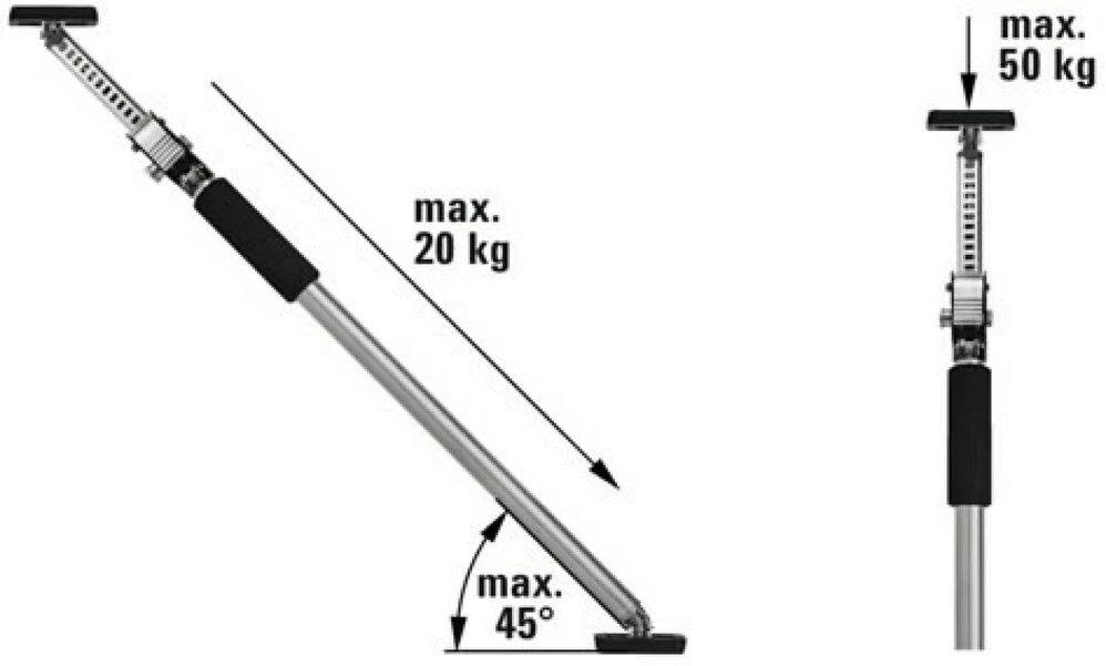 Teleskopinė montavimo atrama BESSEY ST290