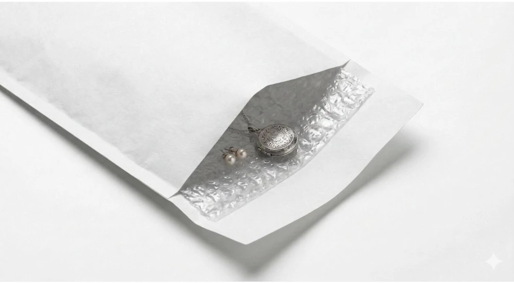 BESTPAK Bubble envelopes padded envelopes K20 50 pcs. Baltas