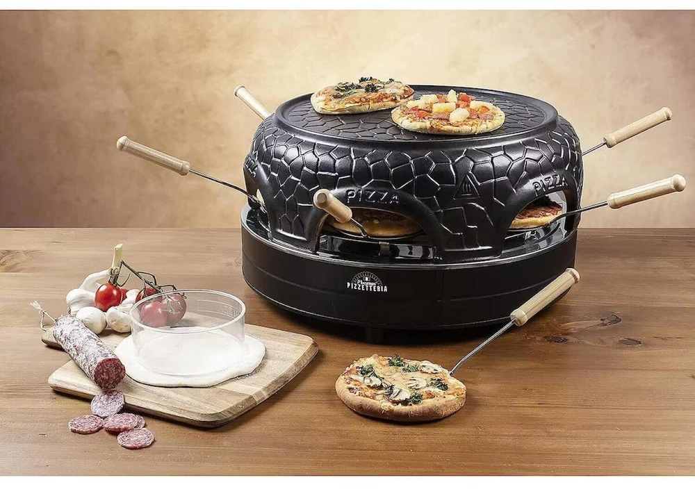 Vaflinė Bestron Bestron PizzateriA APD600Z, pica per (juoda)