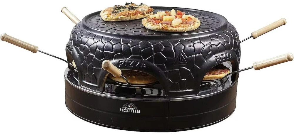 Vaflinė Bestron Bestron PizzateriA APD600Z, pica per (juoda)