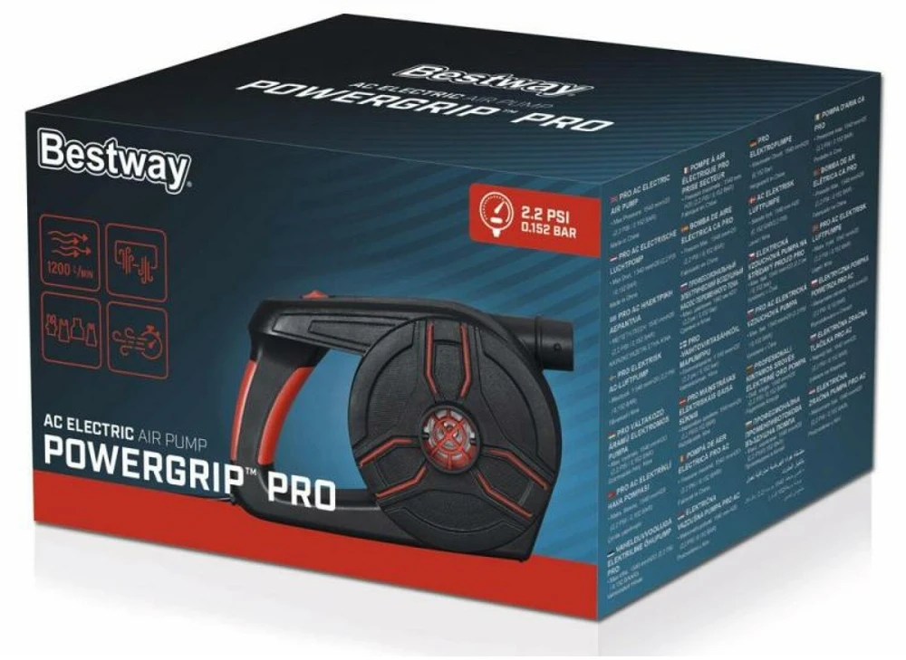 "Bestway" eklektiškas siurblys Powergrip PRO, skirtas lizdui+4 adapteriai 62247