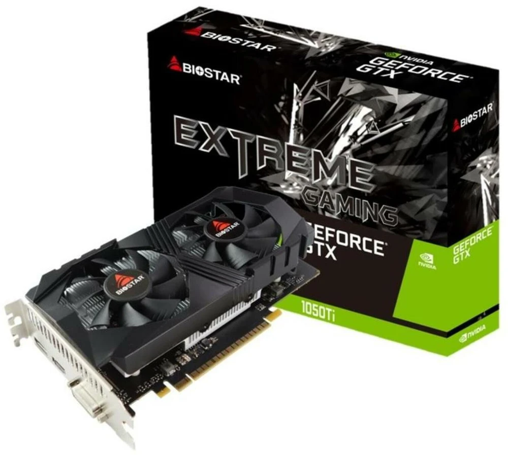 Biostar GeForce GTX1050Ti NVIDIA GeForce GTX 1050Ti 4GB GDDR5