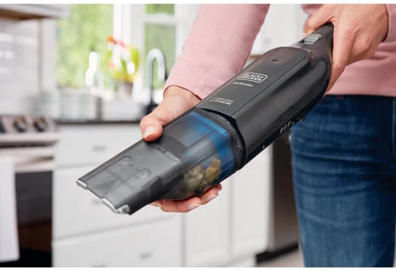 Dulkių siurblys Black & Decker Juodas & Decker Akumuliatorinis siurblys Juodas & Decker HLVC320B11-QW; 12 V; 1x2,0 Ah akum.