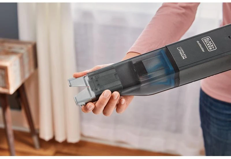 Black & Decker Juodas & Decker Plonas rankinis dulkių siurblys