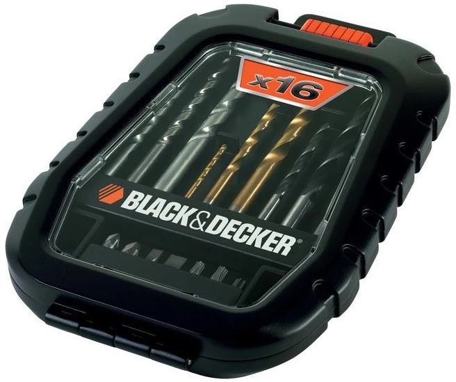 Black & Decker Juodas+DECKER Rinkinys AKCESORIÓW 16szt. ...