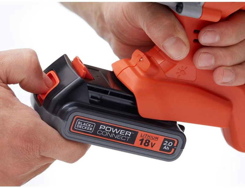 Black & Decker Juodas & Decker Perforatorius Juodas & Decker BCD900D1S-QW; 1,2 J; SDS-plus; 18 V; 1x2,0 Ah akum.+ pakrovėjas