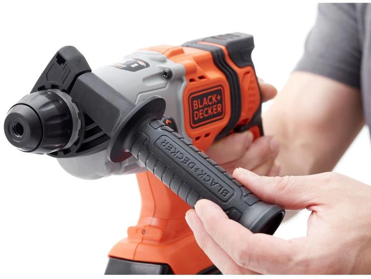 Black & Decker Juodas & Decker Perforatorius Juodas & Decker BCD900D1S-QW; 1,2 J; SDS-plus; 18 V; 1x2,0 Ah akum.+ pakrovėjas