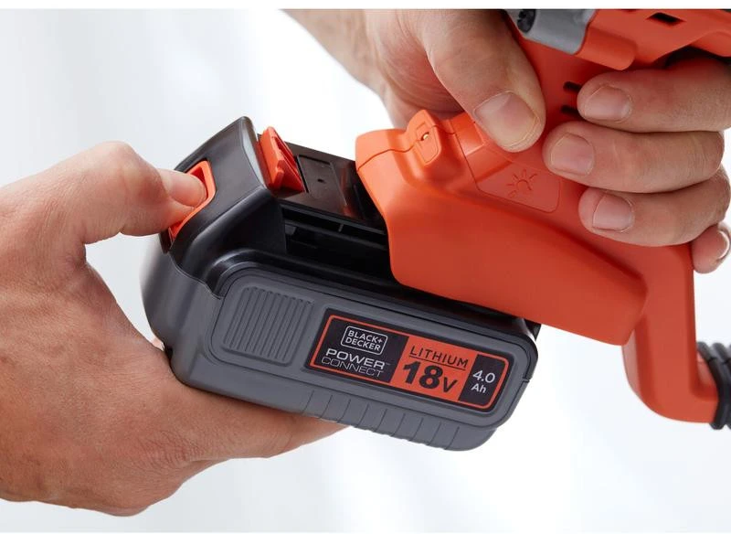 Black & Decker Juodas & Decker Akumuliatorinis SDS+ smūginis gręžtuvas, 18 V, 4,0 Ah, Juodas & Decker [BCD900M1K-QW]