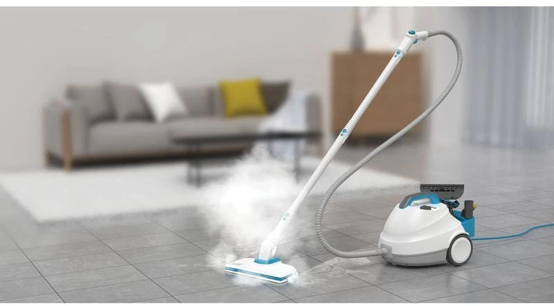 Black & Decker Juodas & Decker Namų ir virtuvės prietaisas - Juodas+DECKER BHSMP2314-QS 1.2L 2300W Garų valytuvas 4 Bar Mėlyna, Balta
