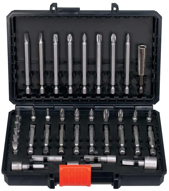 Black & Decker Juodas & Decker Juodas+DECKER Rinkinys AKCESORIÓW 38szt. ...