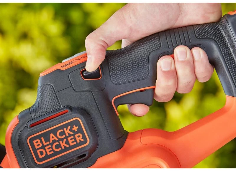 Black & Decker Juodas & Decker Akumuliatorinė gyvatvorių žirklės 55 cm, 36 V, Power Command, Juodas & Decker [BCHTS3625L1-QW] 2,5Ah