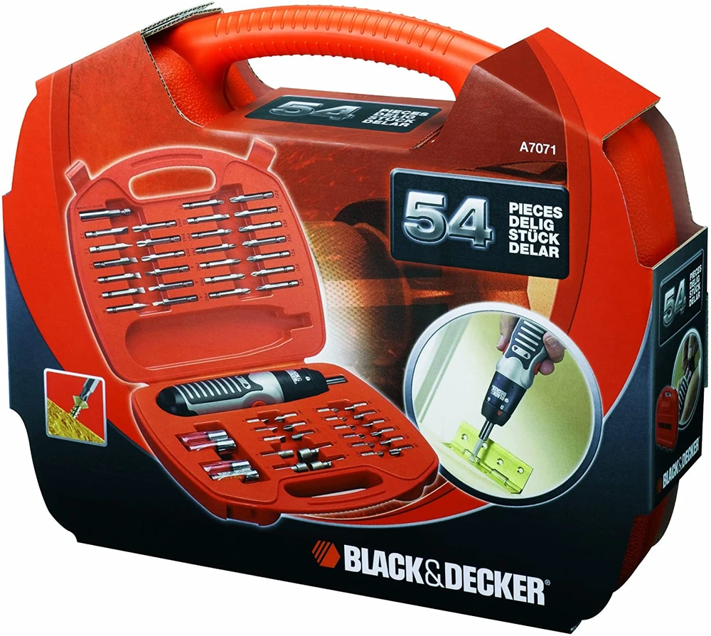 Black & Decker Juodas & Decker A7071 54 el. (A7071)