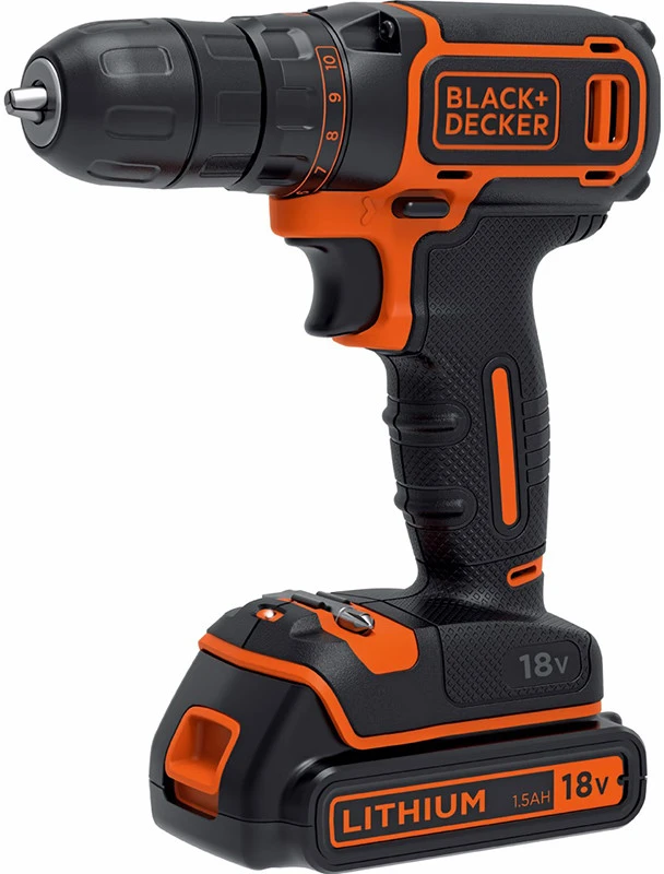 Black & Decker Akumuliatorinis gręžtuvas BDCDC18-QW 18V 1x1.5ah