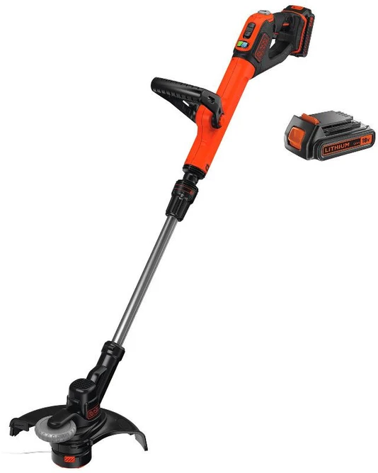 Black & Decker Juodas & Decker Akumuliatorinė žoliapjovė STC1820ESTC1820EPC 18 V 2 Ah 28 cm, Juodas & Decker