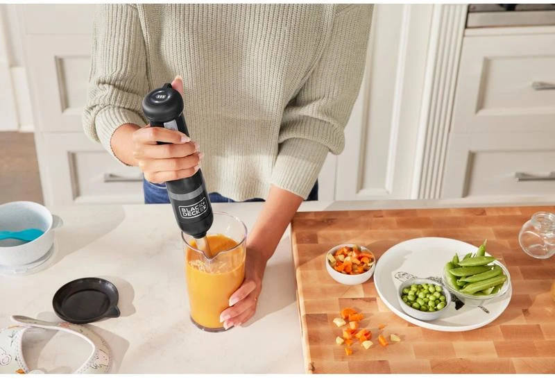 Black & Decker Juodas & Decker BD BLENDER 7,2V 2w1 Juodas BCKM1012KB