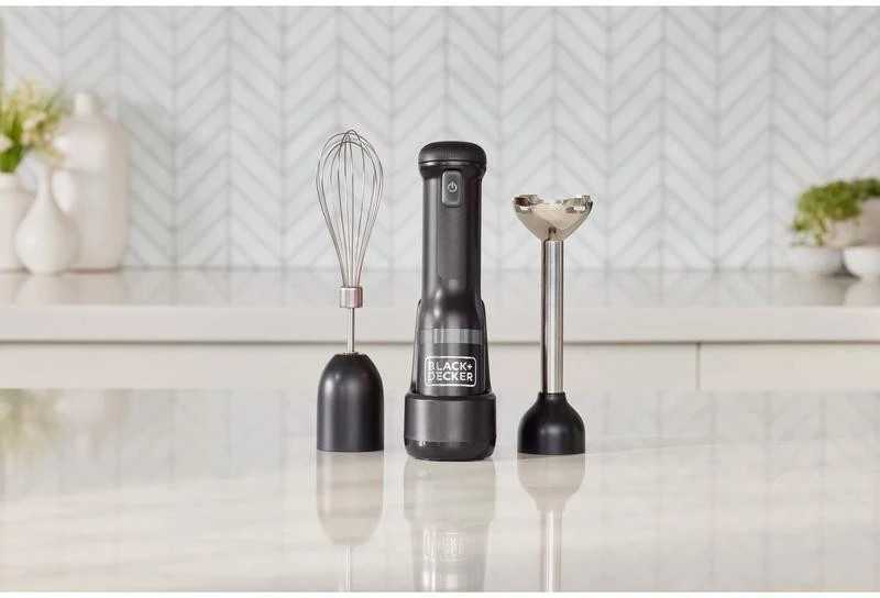Black & Decker Juodas & Decker BD BLENDER 7,2V 2w1 Juodas BCKM1012KB