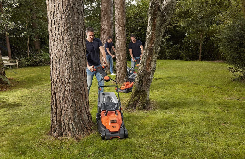Black & Decker Juodas & Decker Juodas+DECKER elektrinė vejapjovė 1600W/38cm BEMW471ES