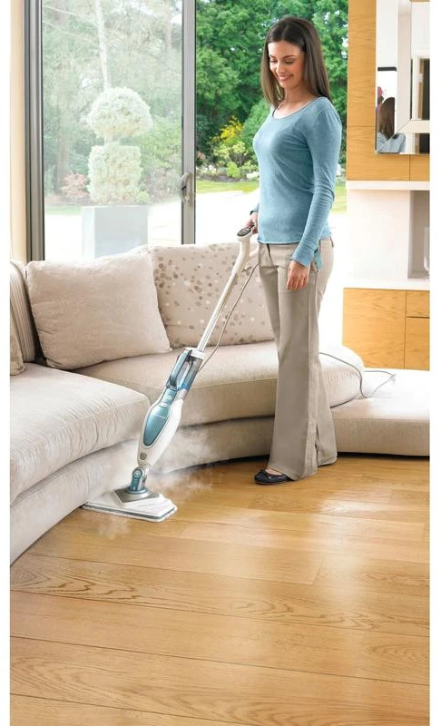Dulkių siurblys Black & Decker „Juodas & Decker“ garinė šluota 1600 W Juodas & Decker [FSM1630-QS]