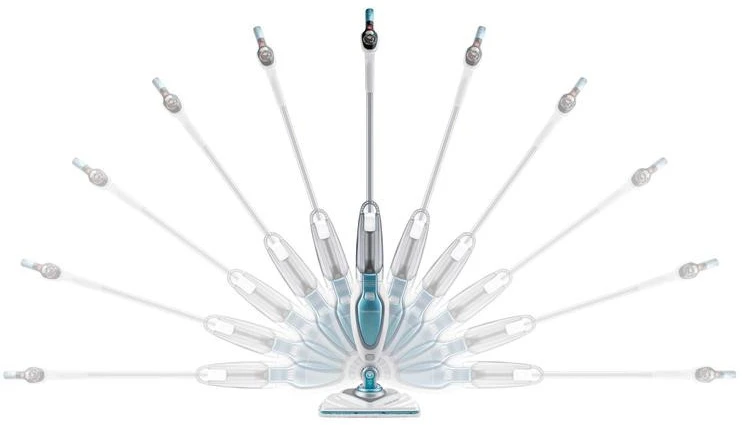 Dulkių siurblys Black & Decker „Juodas & Decker“ garinė šluota 1600 W Juodas & Decker [FSM1630-QS]