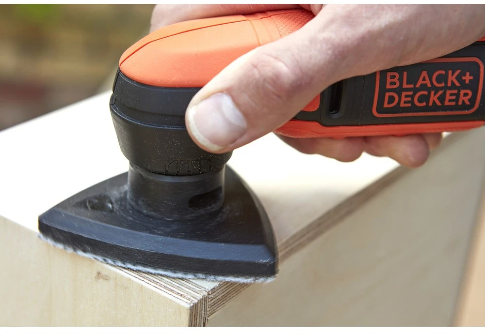 Black & Decker Juodas & Decker akumuliatorinis Delta šlifuoklis BDCDS12N-XJ - 1 šlifavimo tinklelis, be akumuliatoriaus įkrovimo laido