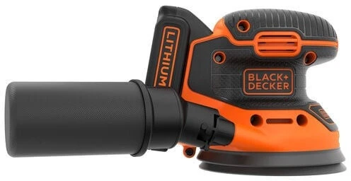 Black & Decker Juodas & Decker Ekscentrinis šlifuoklis Juodas & Decker BDCROS18-QW; 18 V; 1,5 Ah akum.+ pakrovėjas