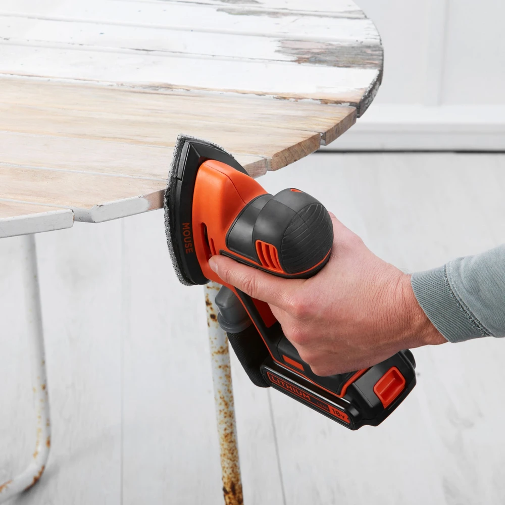 Black & Decker Juodas & Decker Juodas + DECKER DELTA TRINDER 18V 1x1,5Ah BDCDS18