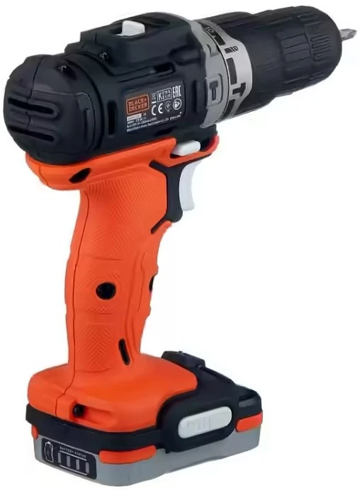 Black & Decker Juodas & Decker Suktuvas-gręžtuvas Juodas & Decker BDCHD12S1-XJ; 12 V; 1x1,5 Ah akum.