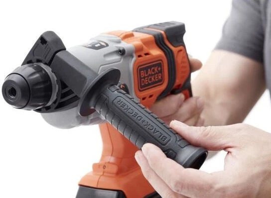 Akumuliatorinis perforatorius SDS+, 18V, 2x2,5Ah, Black & Decker [BCD900E2K-QW]