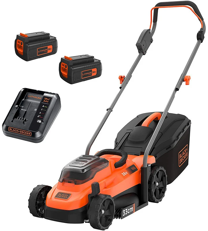 Black & Decker Juodas & Decker B&D vejapjovė 33cm 2x36V