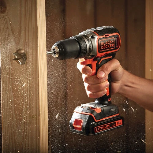 Black & Decker Juodas & Decker Suktuvas - gręžtuvas Juodas & Decker BL186K 18 V 1 x akumulator 1.5 Ah
