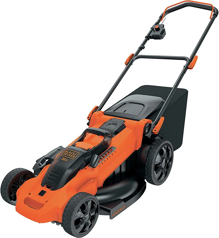 Black & Decker akumuliatorinė vejapjovė CLMA4825L2, 36V, 48cm, 2x2,5Ah