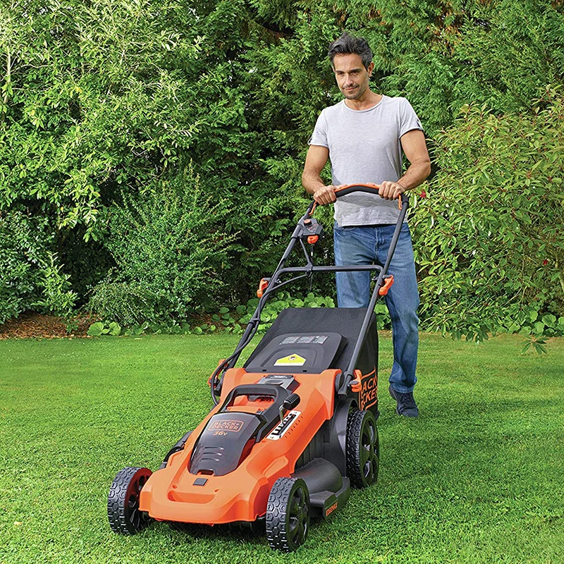 Black & Decker akumuliatorinė vejapjovė CLMA4825L2, 36V, 48cm, 2x2,5Ah