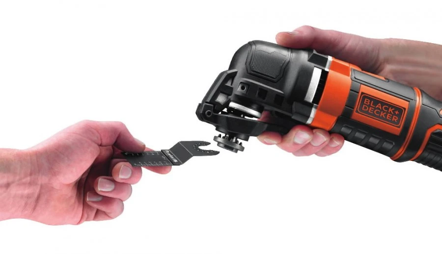 Black & Decker Daugiafunkcis elektrinis įrankis MT300SA2+11 priedų, krepšys, Juodas & Decker