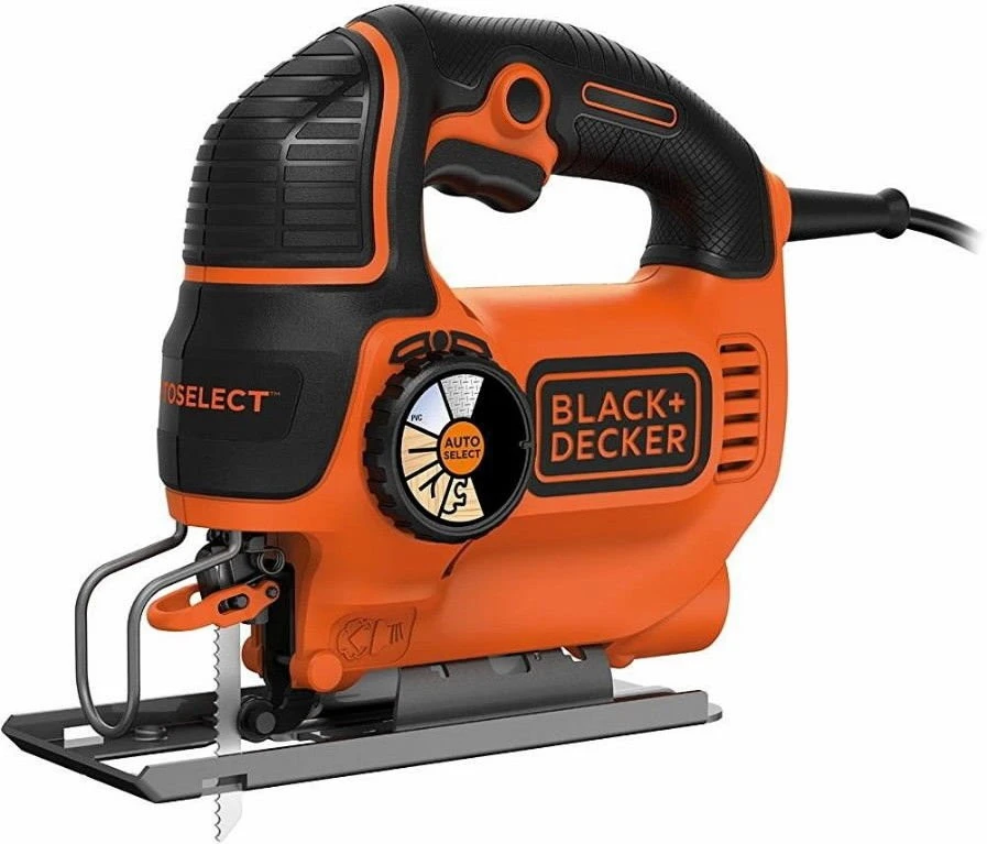 Black & Decker Siaurapjūklis KS801SEK 80 mm 550 W, Kitbox, Juodas & Decker