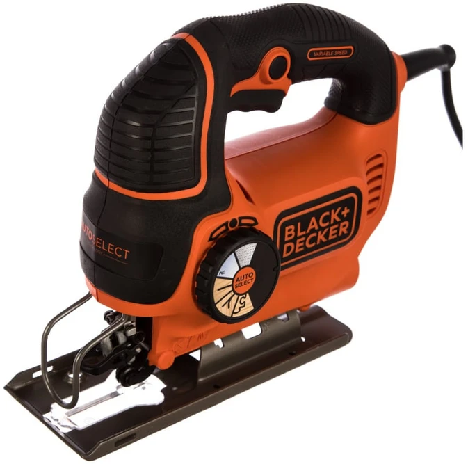 Black & Decker Siaurapjūklis KS801SEK 80 mm 550 W, Kitbox, Juodas & Decker