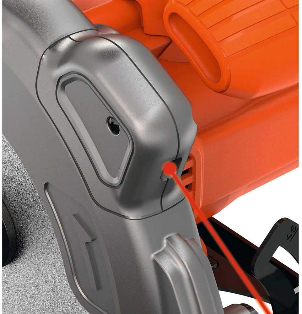 Black & Decker Juodas & Decker pilarka tarczowa 190/16mm, 1250W + dodatkowa tarcza, dėklas, Juodas & Decker [CS1250LKA-QS]