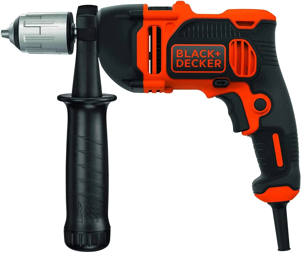Black & Decker Juodas & Decker Smūginis gręžtuvas BEH850-QS 850W| Rechts-/Linkslauf 13mm SSBF